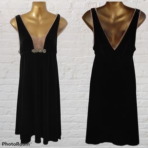 Free People Black Dress - Vintage